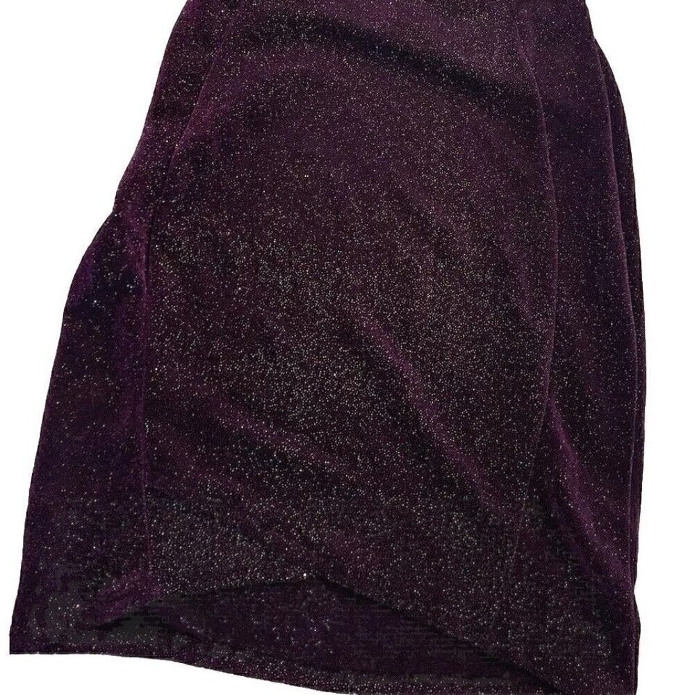 Windsor Women’s Dress Y2K Purle Sparkly fairy Mini Dress Two Tone Prom Party - Picture 7 of 16